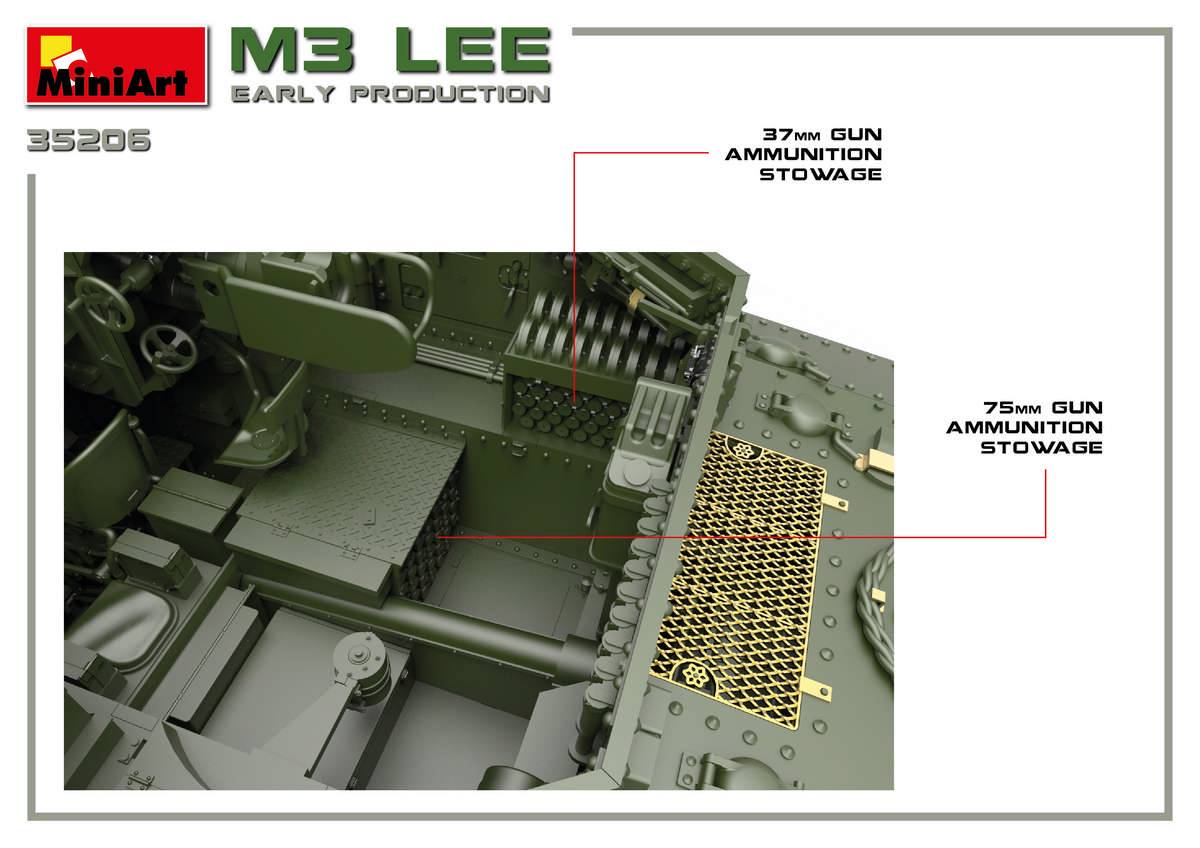 M3 LEE EARLY PRODUCTION. INTERIOR KIT – Image 34