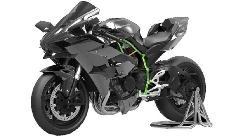 KAWASAKI NINJA H2R (Pre-colored Edition) – Image 2