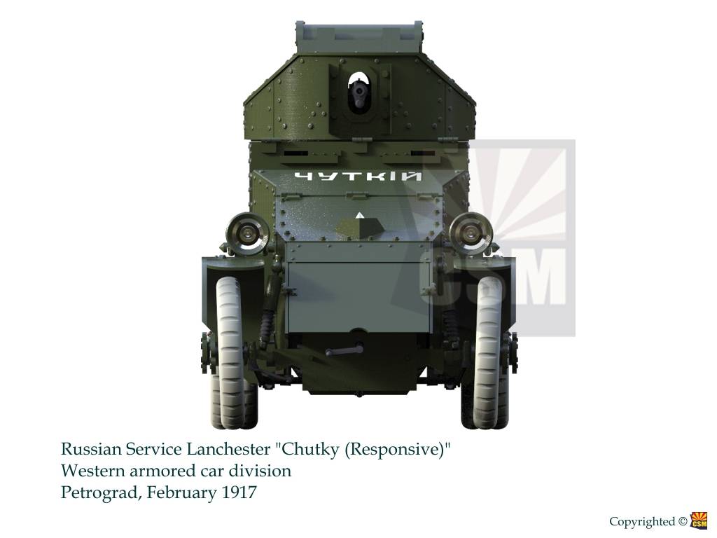Lanchester Russian Service with 37mm Hotchkiss gun – Image 17