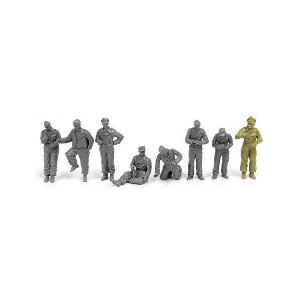 TIGER I LATE VERSION w/ACE COMMANDER AND CREW SET (8 figures) – Image 3