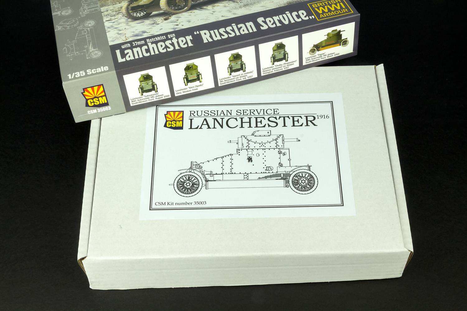 Lanchester Russian Service with 37mm Hotchkiss gun – Image 3