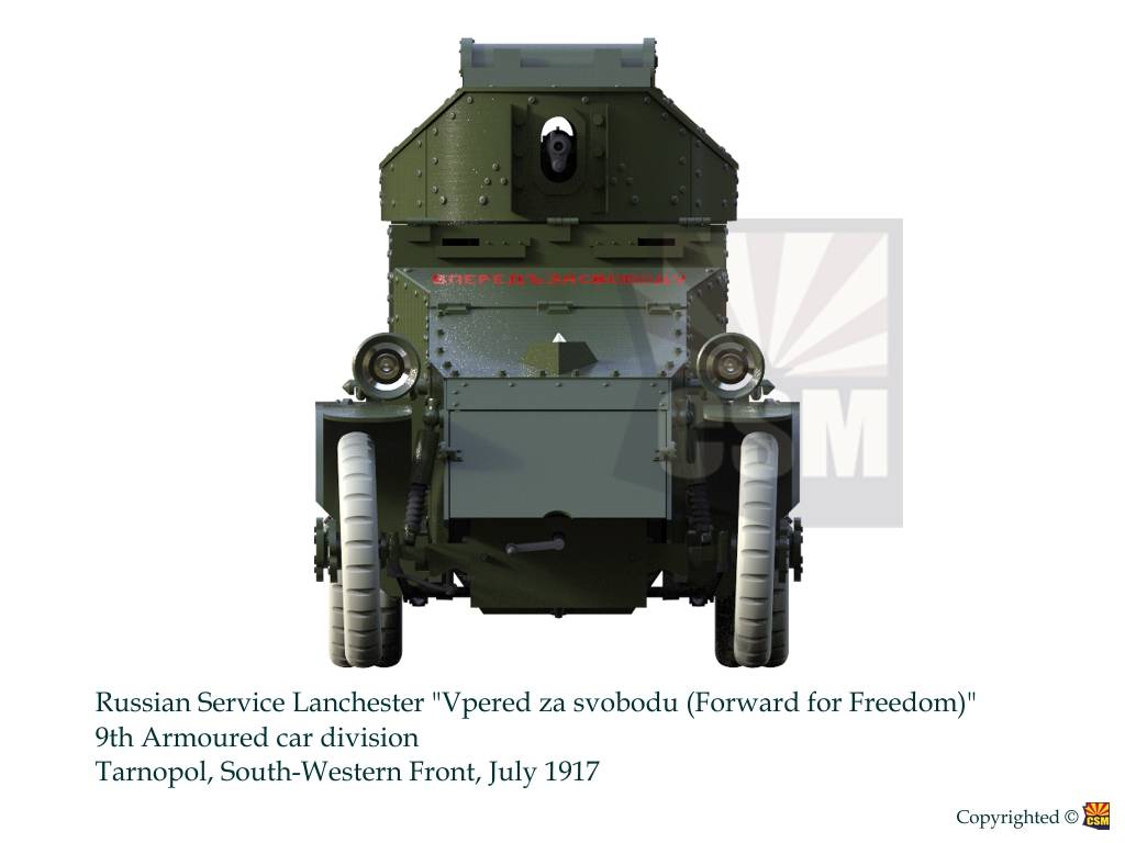 Lanchester Russian Service with 37mm Hotchkiss gun – Image 18