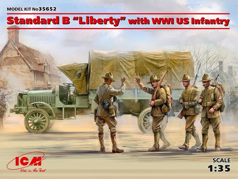 Standard B "Liberty" with WWI US Infantry