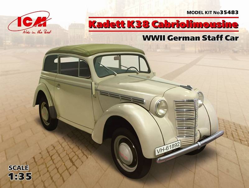 Kadett K38 Cabriolimousine WWII German Staff Car