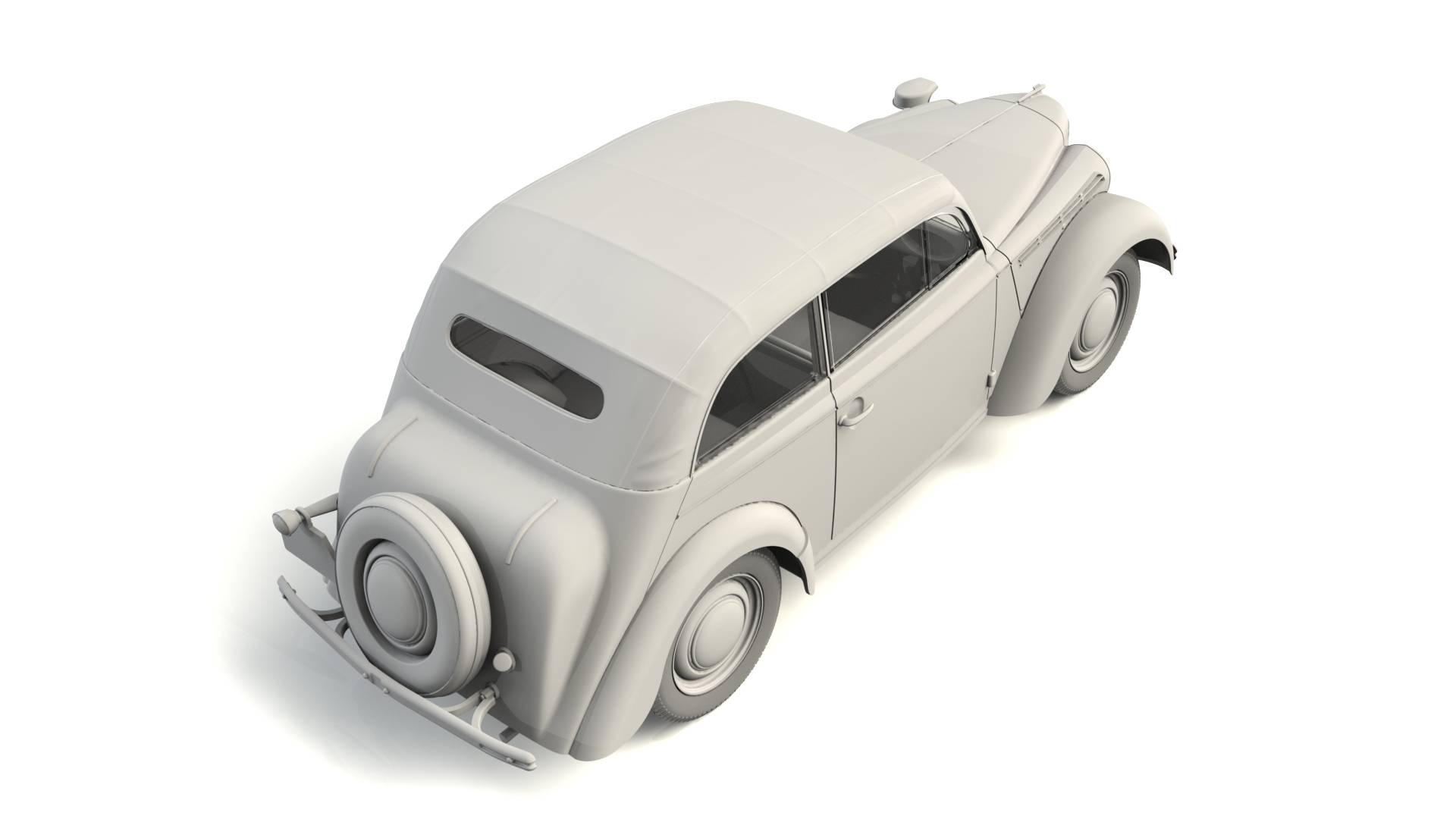 Kadett K38 Cabriolimousine WWII German Staff Car – Image 4