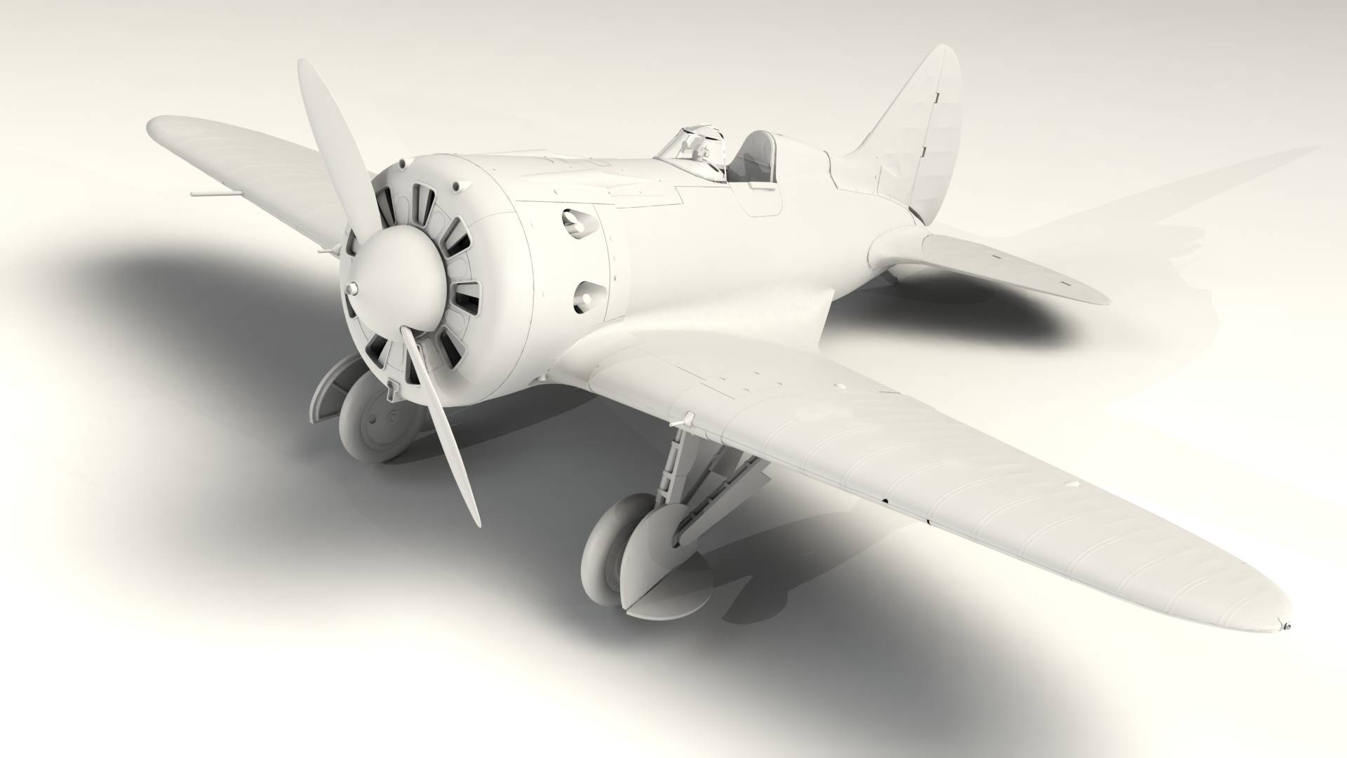 I-16 type 10 WWII Soviet Fighter – Image 2
