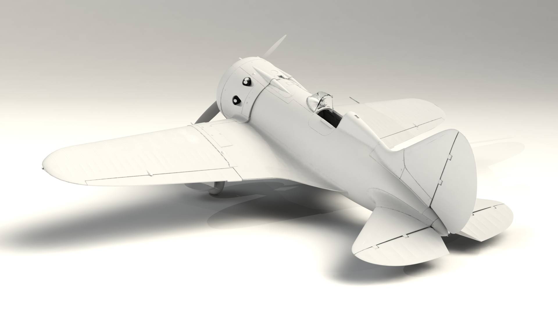 I-16 type 10 WWII Soviet Fighter – Image 3