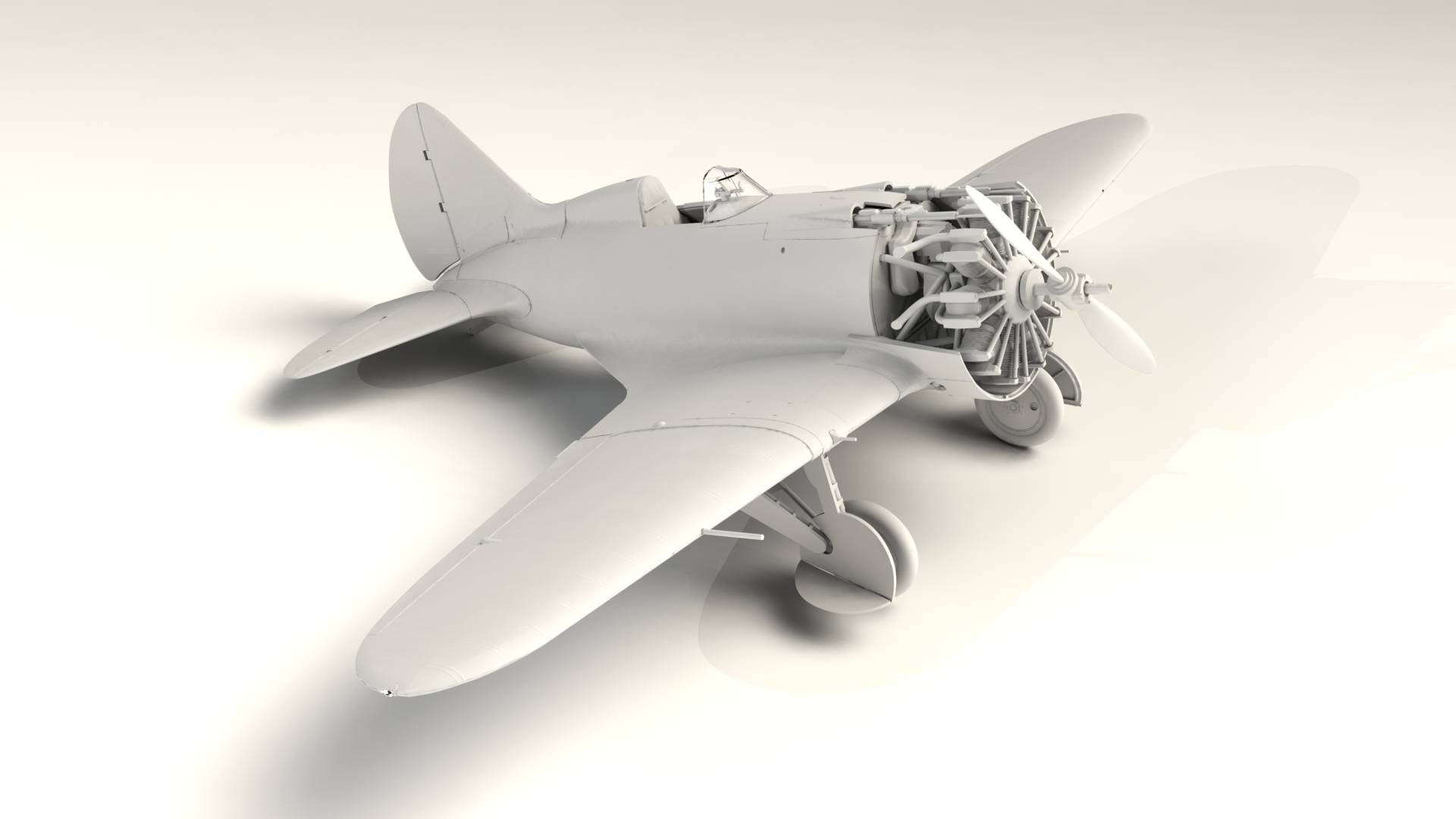 I-16 type 10 WWII Soviet Fighter – Image 5