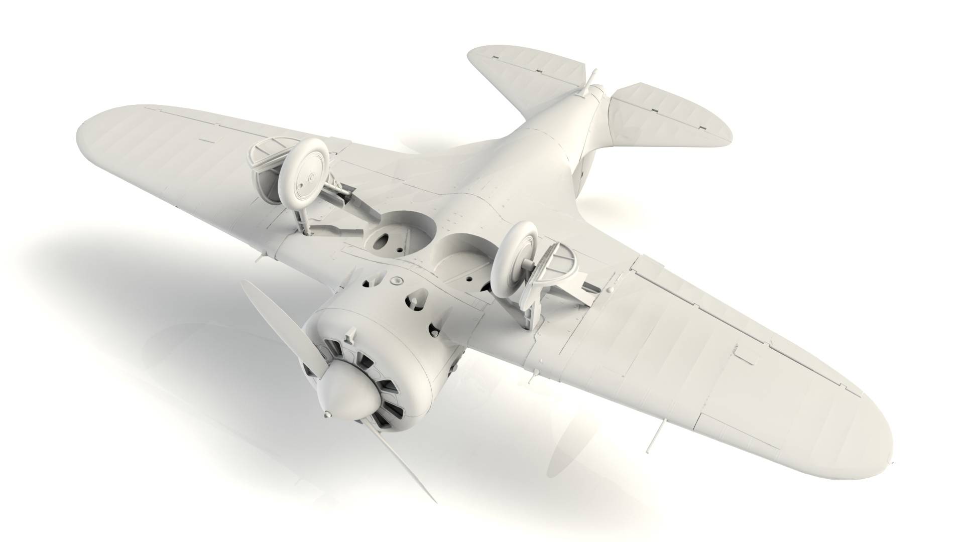 I-16 type 10 WWII Soviet Fighter – Image 6