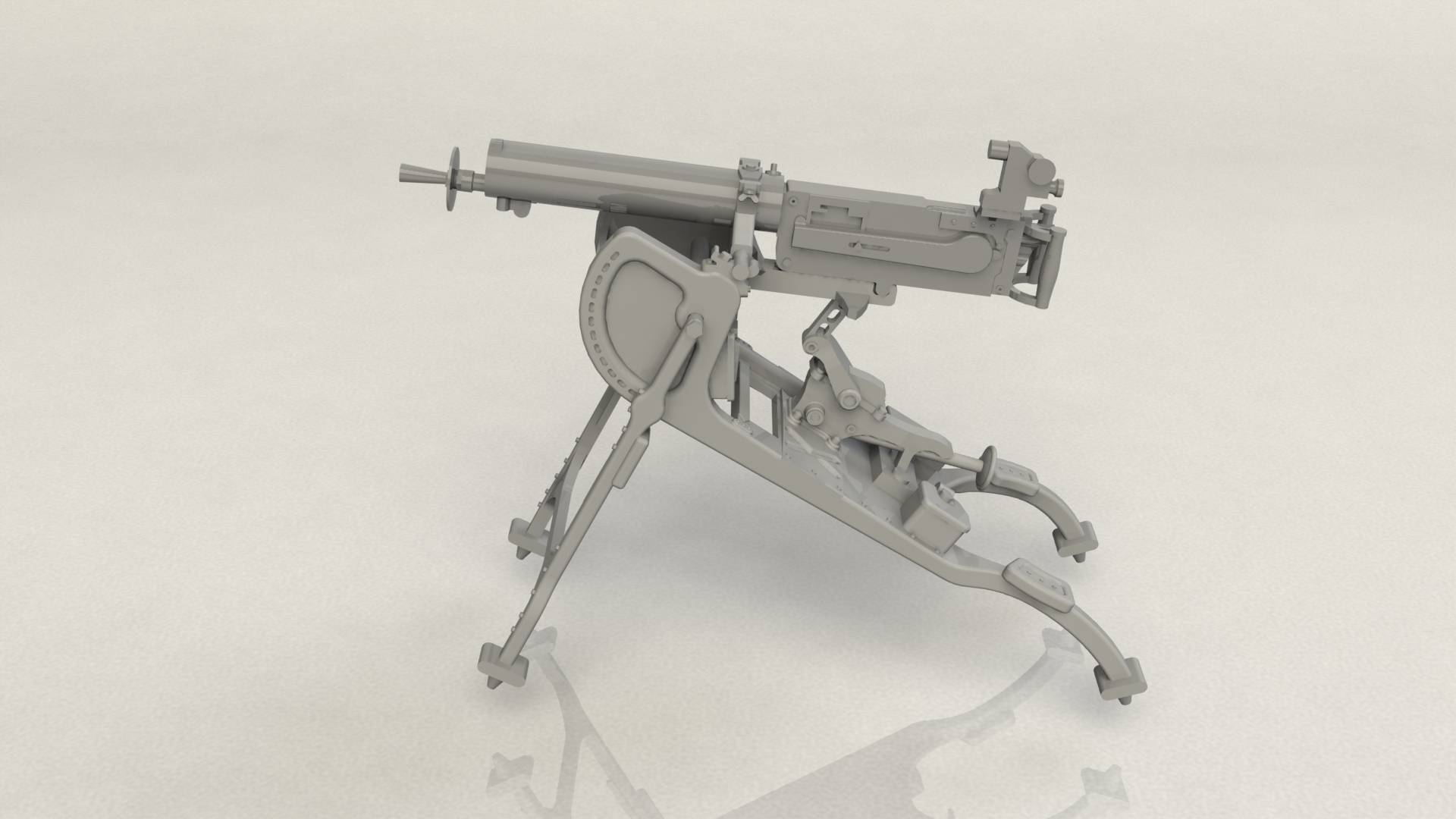 German MG08 Machine Gun – Image 4