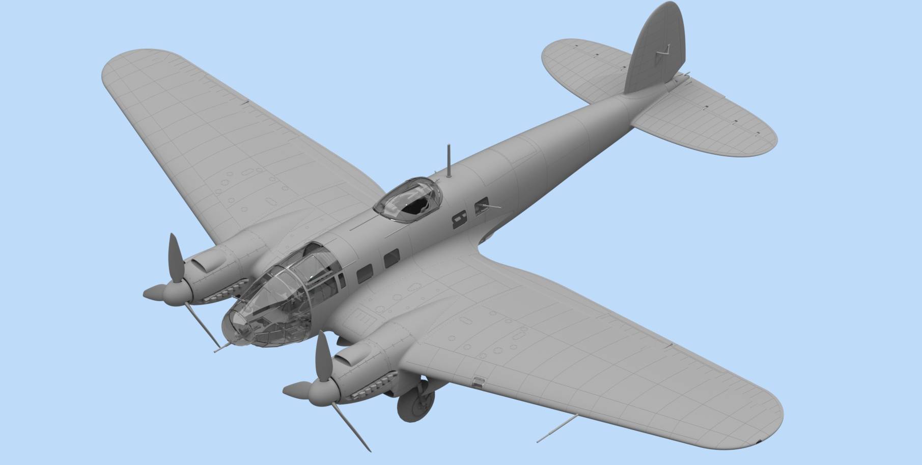 He 111H-6 North Africa, WWII German Bomber – Image 2