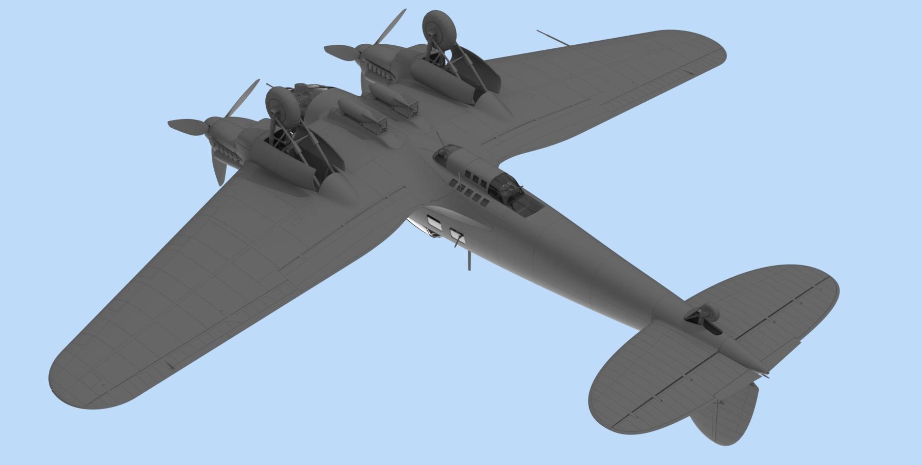 He 111H-6 North Africa, WWII German Bomber – Image 6