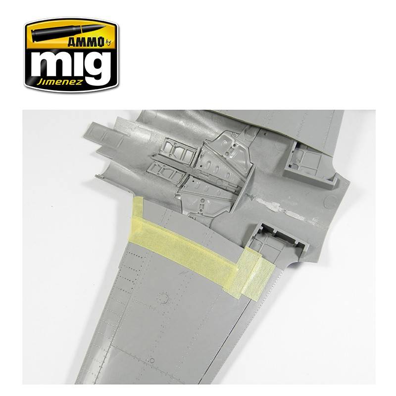PÂTE ANTIDÉRAPANTE - COULEUR NOIRE -pour kits au 1/72e et 1/48e – Image 3