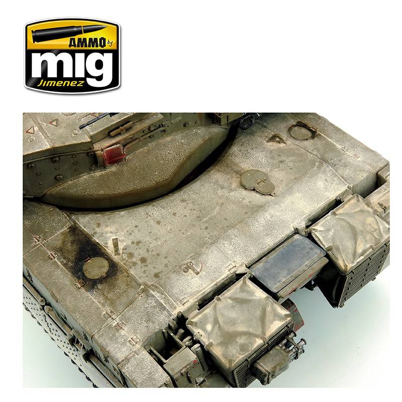 PÂTE ANTIDÉRAPANTE - COULEUR MARRON - pour kits au 1/35e – Image 8