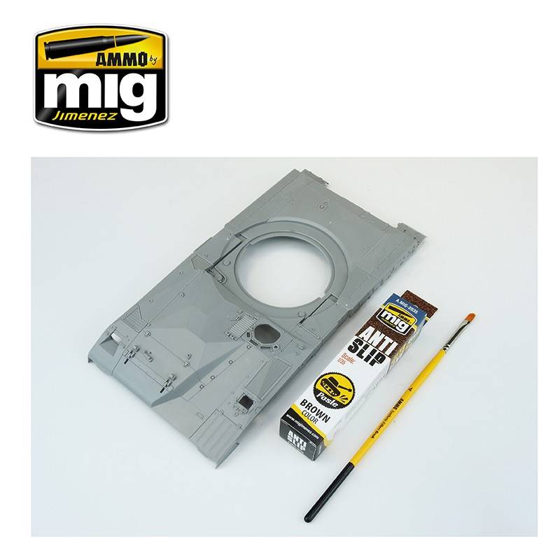 PÂTE ANTIDÉRAPANTE - COULEUR MARRON - pour kits au 1/35e – Image 9
