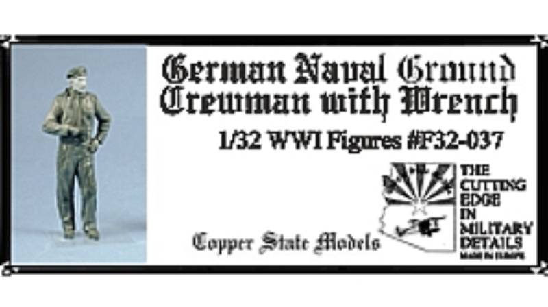 German Naval Ground crewman with wrench