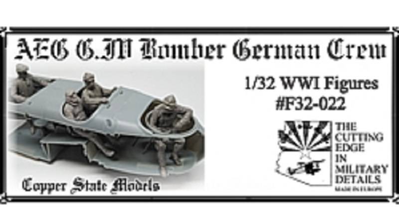 AEG G.IV Bomber German Crew
