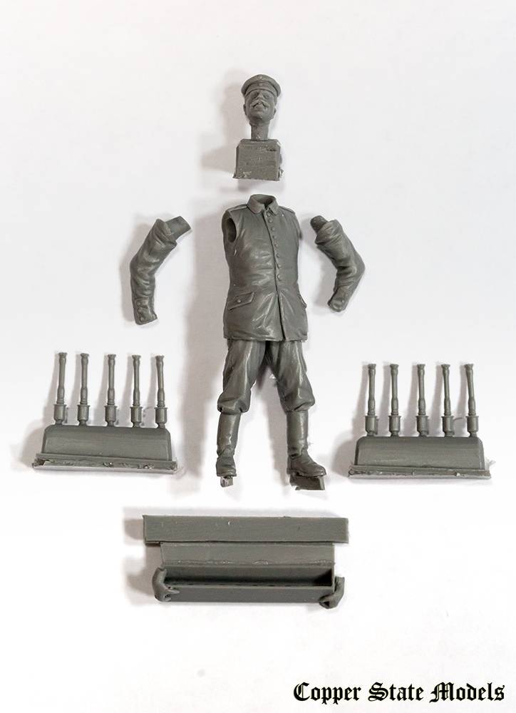 German aerodrome personnel with grenades crade – Image 6