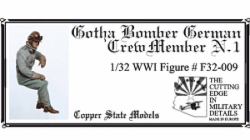 Gotha Bomber German Crew Member N.1