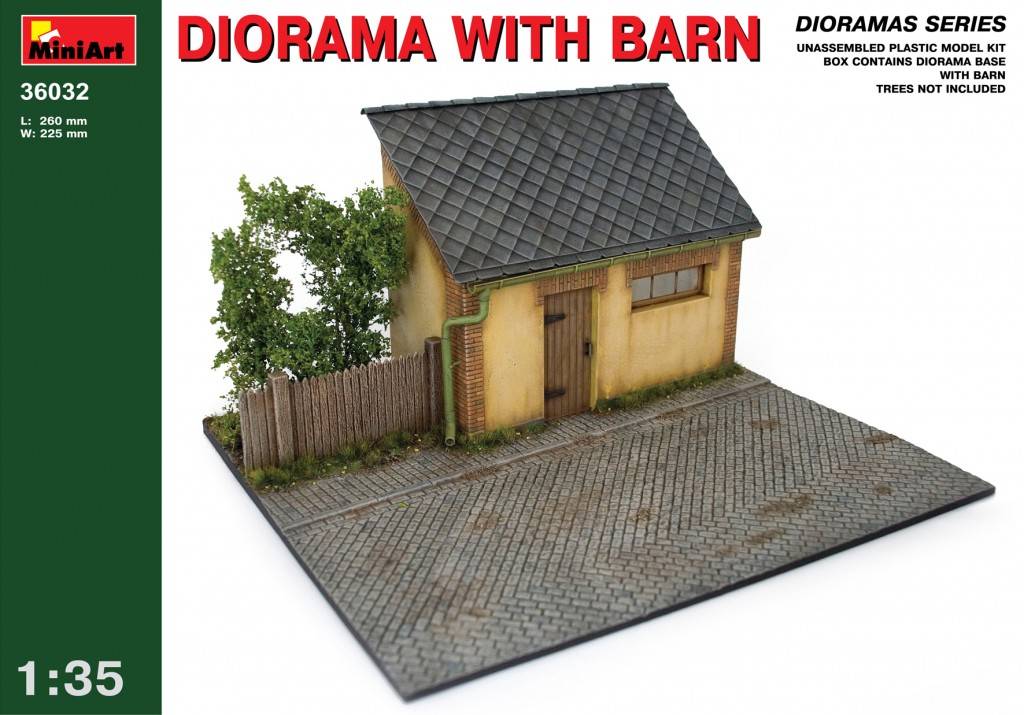 DIORAMA WITH BARN