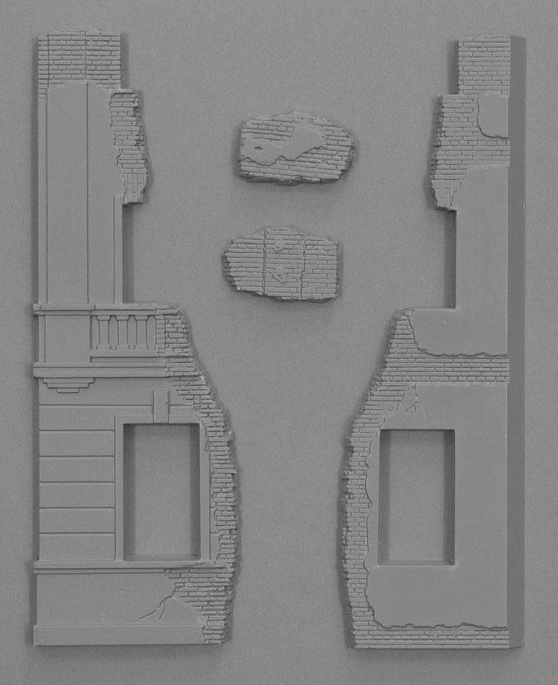 DIORAMA w/RUINED HOUSE – Image 12