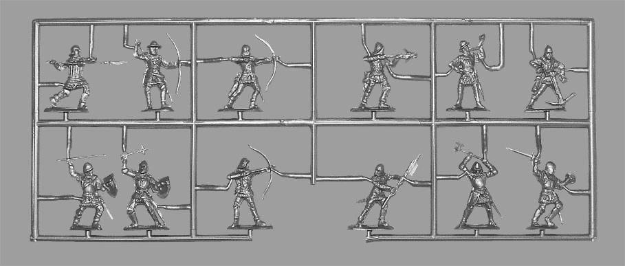 BURGUNDIAN KNIGHTS AND ARCHERS XV CENTURY – Image 3