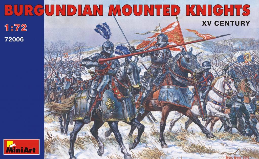 BURGUNDIAN MOUNTED KNIGHTS XV CENTURY