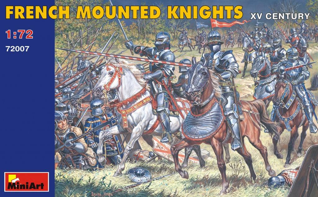 FRENCH MOUNTED KNIGHTS XV CENTURY