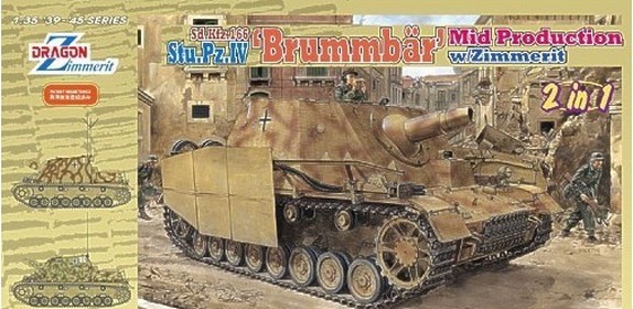 Stu.Pz. IV "Brummbär" Mid Production Tank w/Zimmerit
