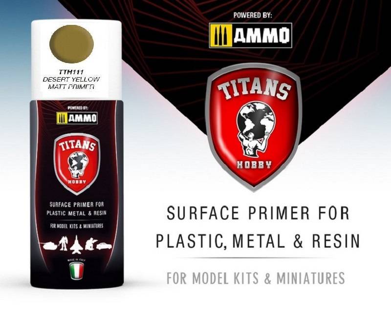 TITANS HOBBY DESERT YELLOW MATT PRIMER