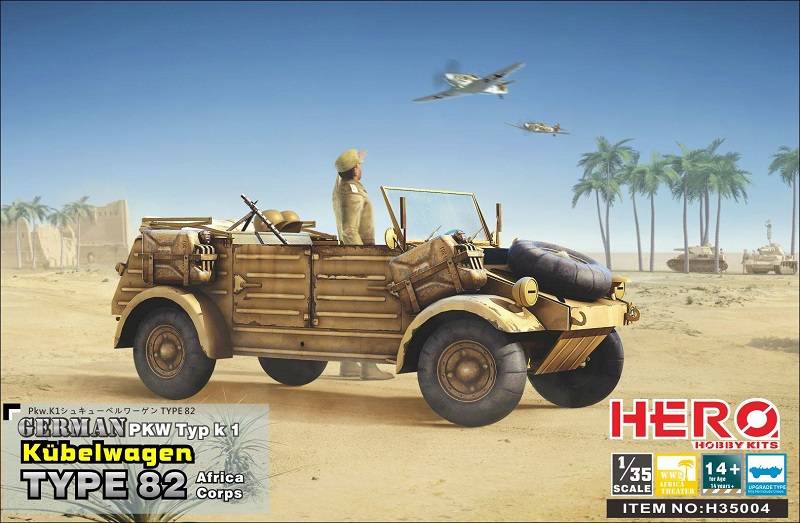 German PKW Typ k1 Kübelwagen Type 82( Africa Corps )