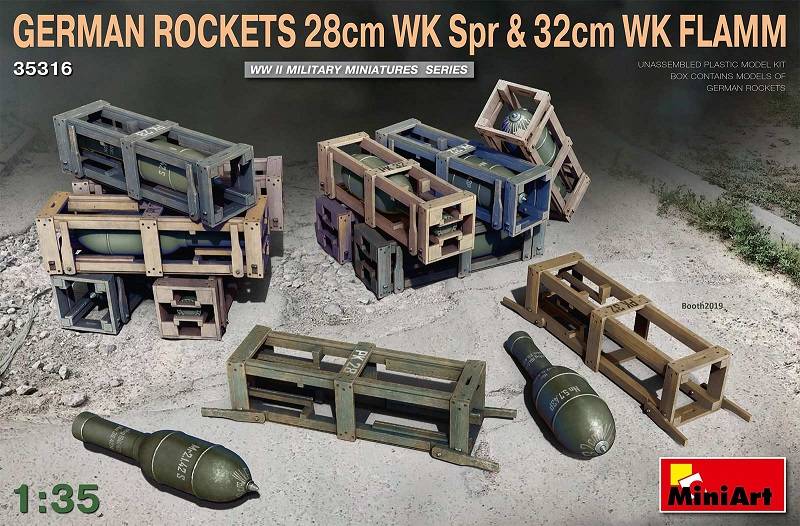GERMAN ROCKETS 28cm WK Spr & 32cm WK FLAMM