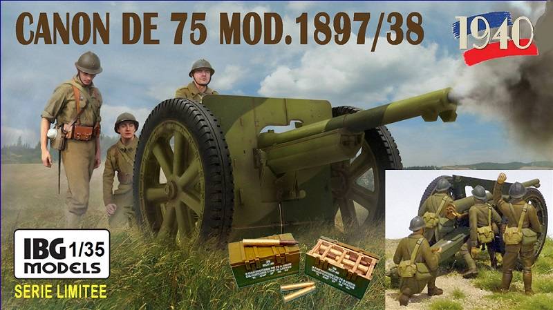 CANON DE 75MM mod. 1897/38 - ARMÉE FRANÇAISE 1940 Edition spéciale