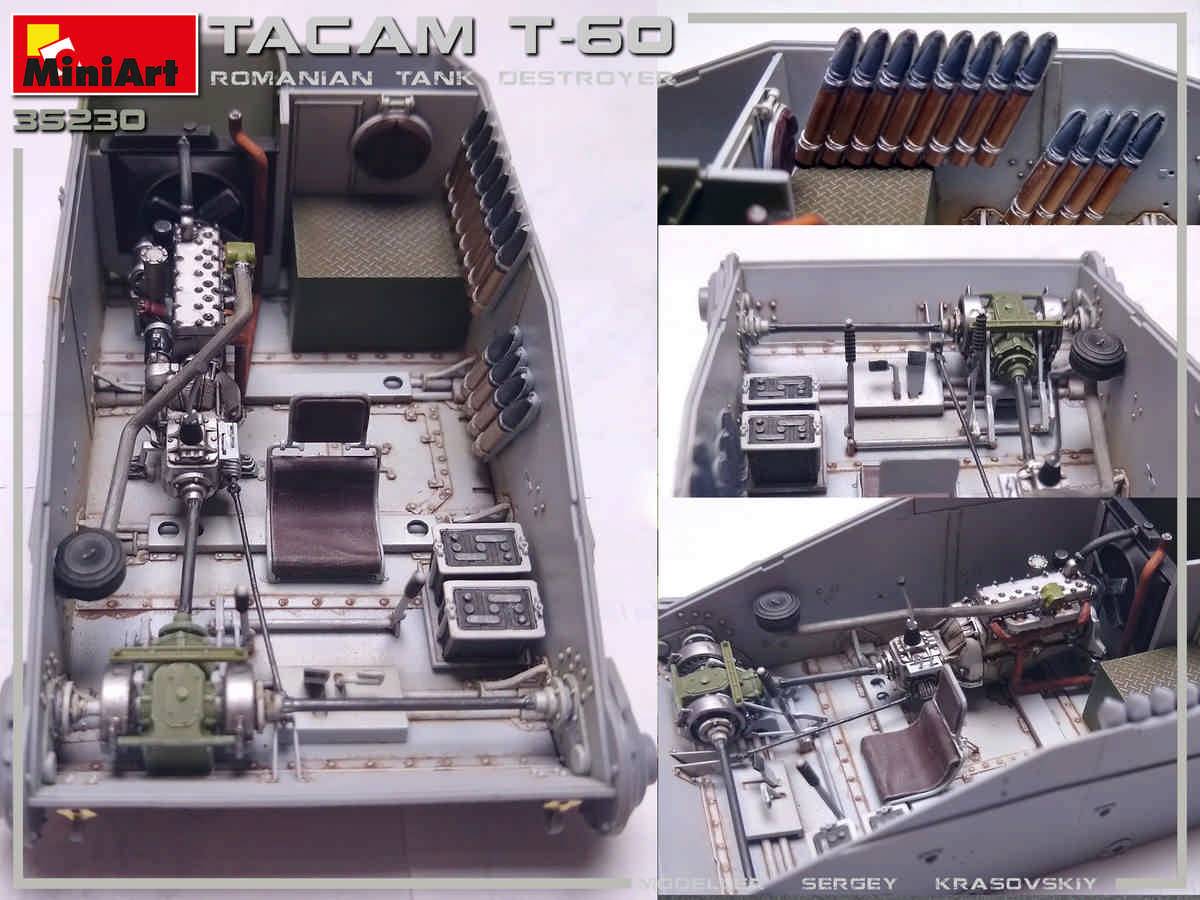 TACAM T-60 ROMANIAN TANK DESTROYER. INTERIOR KIT – Image 9