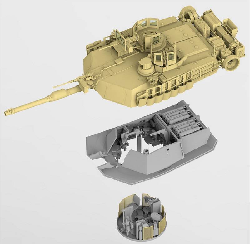 U.S. Main Battle Tank M1A2 SEP ABRAMS TUSK I/TUSK II 2 IN 1 – Image 6