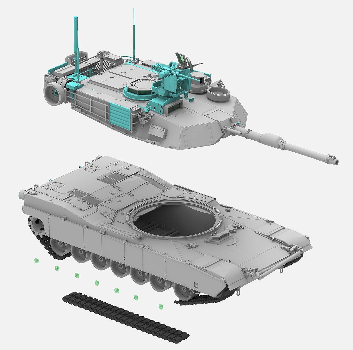 U.S. Main Battle Tank M1A2 SEP V2 ABRAMS – Image 3