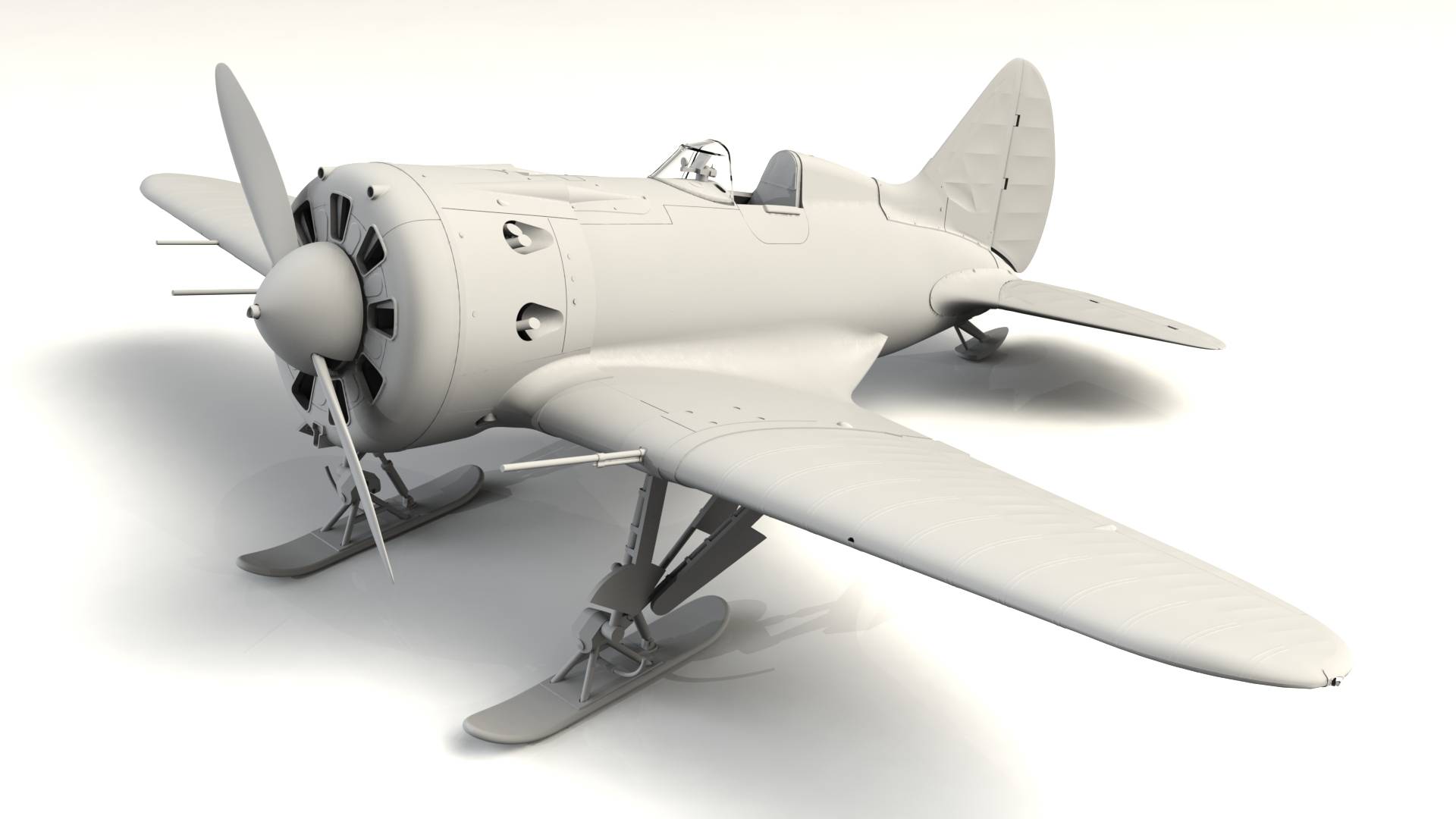 I-16 type 17 WWII Soviet Fighter – Image 2