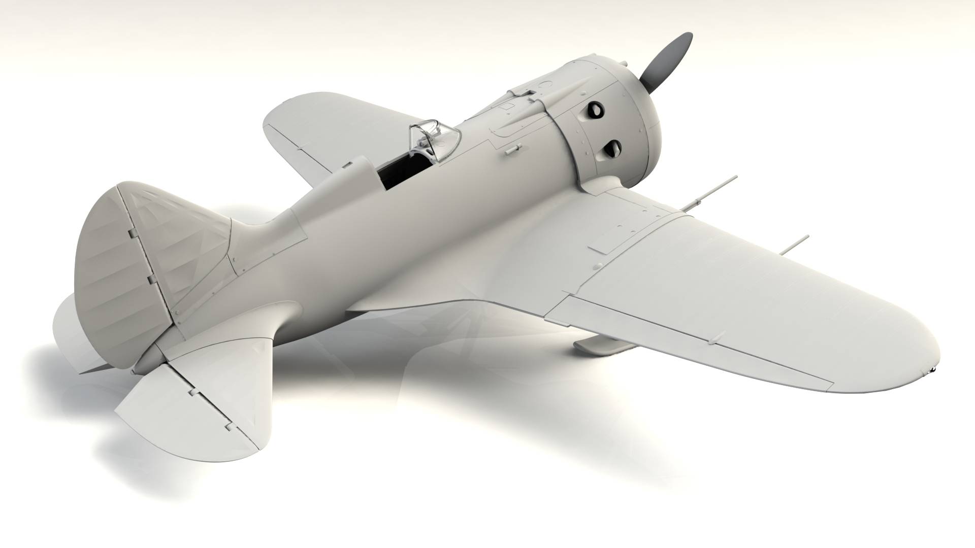 I-16 type 17 WWII Soviet Fighter – Image 3