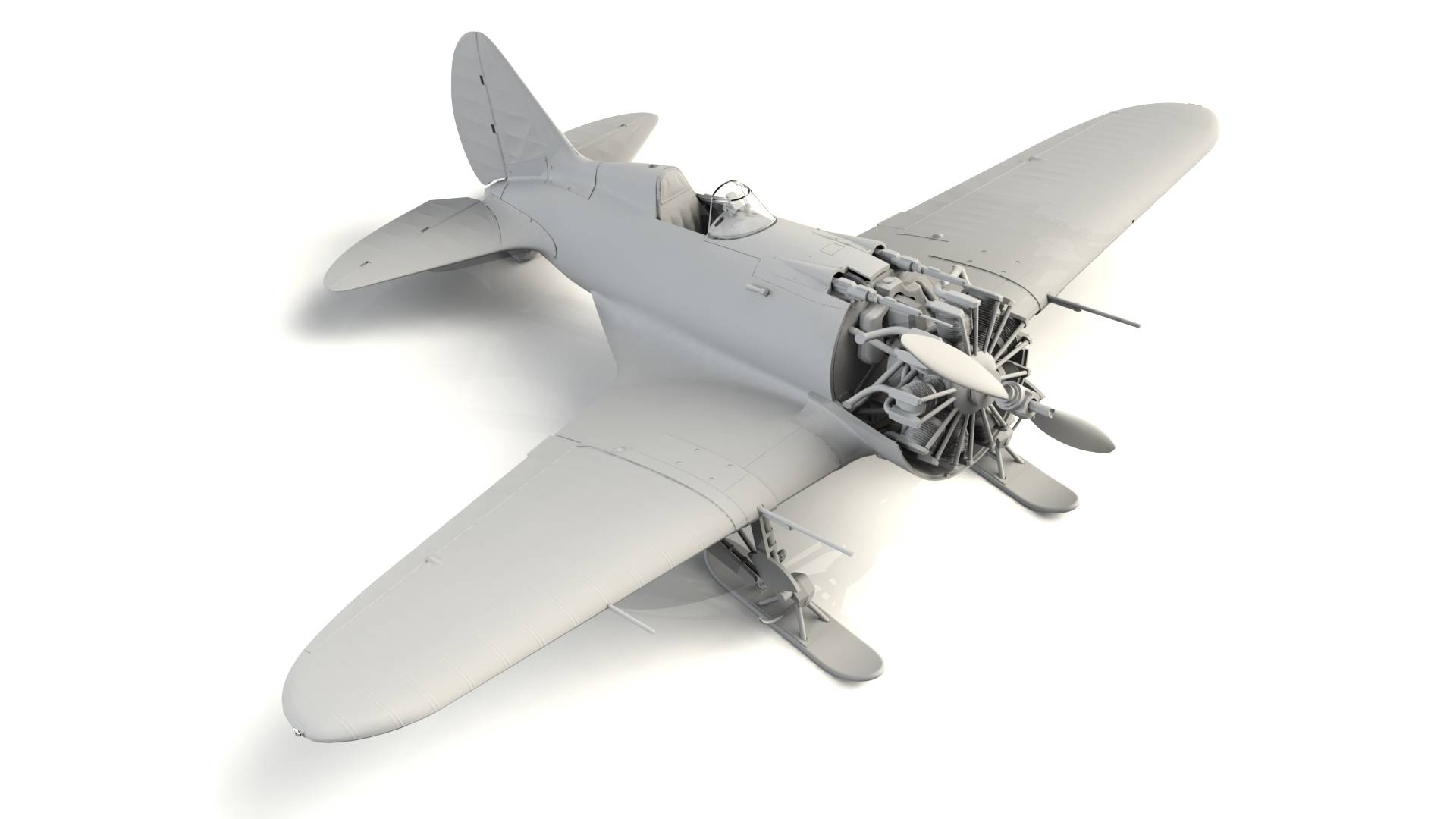 I-16 type 17 WWII Soviet Fighter – Image 4