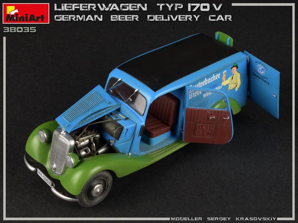 LIEFERWAGEN TYP 170V GERMAN BEER DELIVERY CAR – Image 8