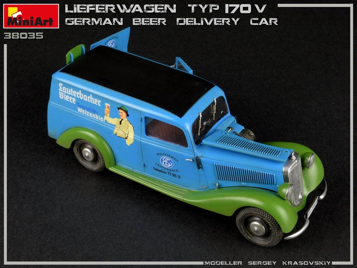 LIEFERWAGEN TYP 170V GERMAN BEER DELIVERY CAR – Image 7