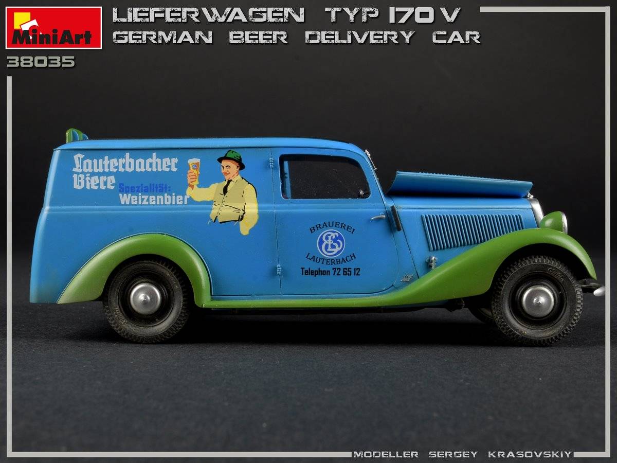 LIEFERWAGEN TYP 170V GERMAN BEER DELIVERY CAR – Image 10