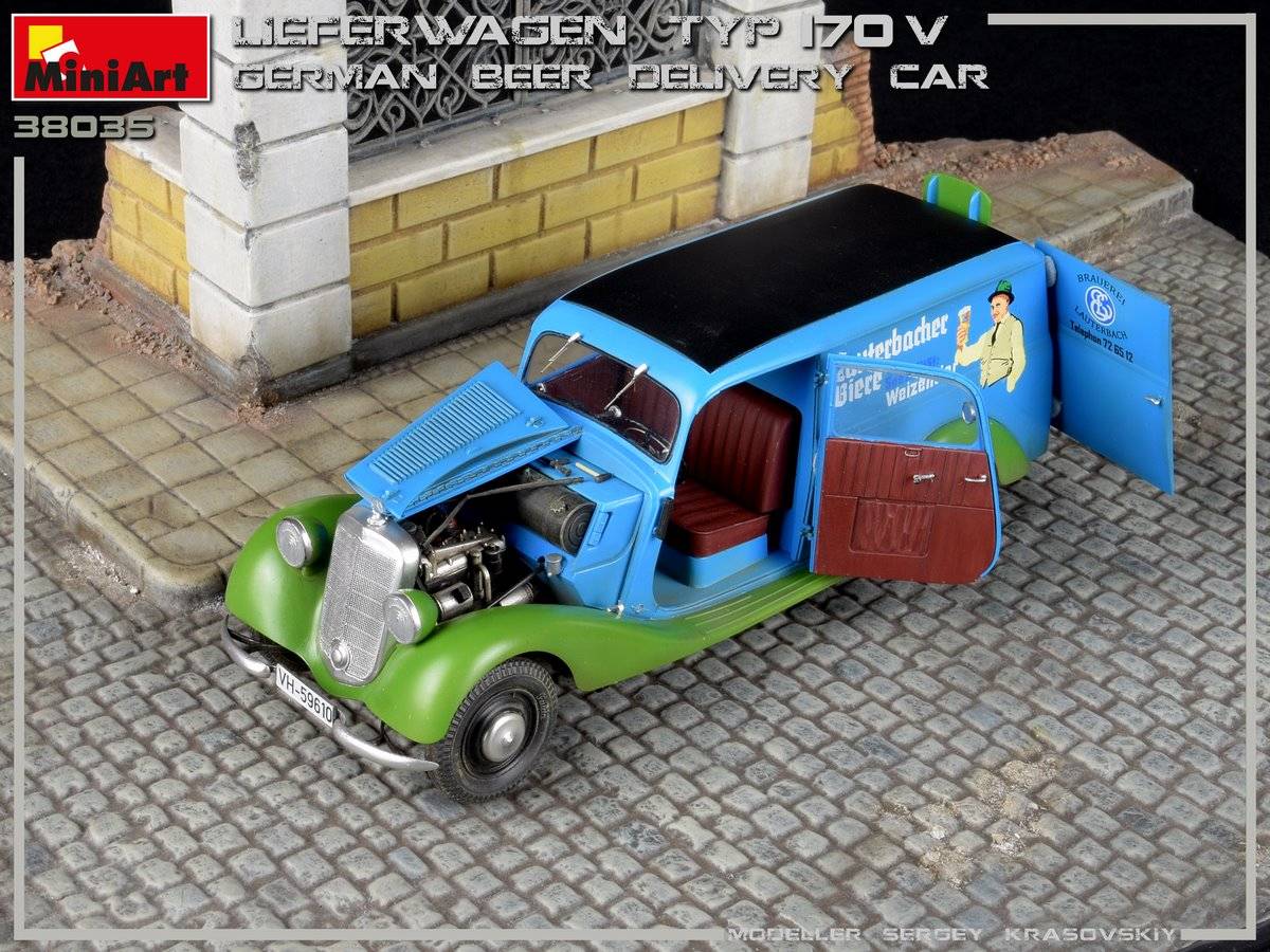 LIEFERWAGEN TYP 170V GERMAN BEER DELIVERY CAR – Image 4