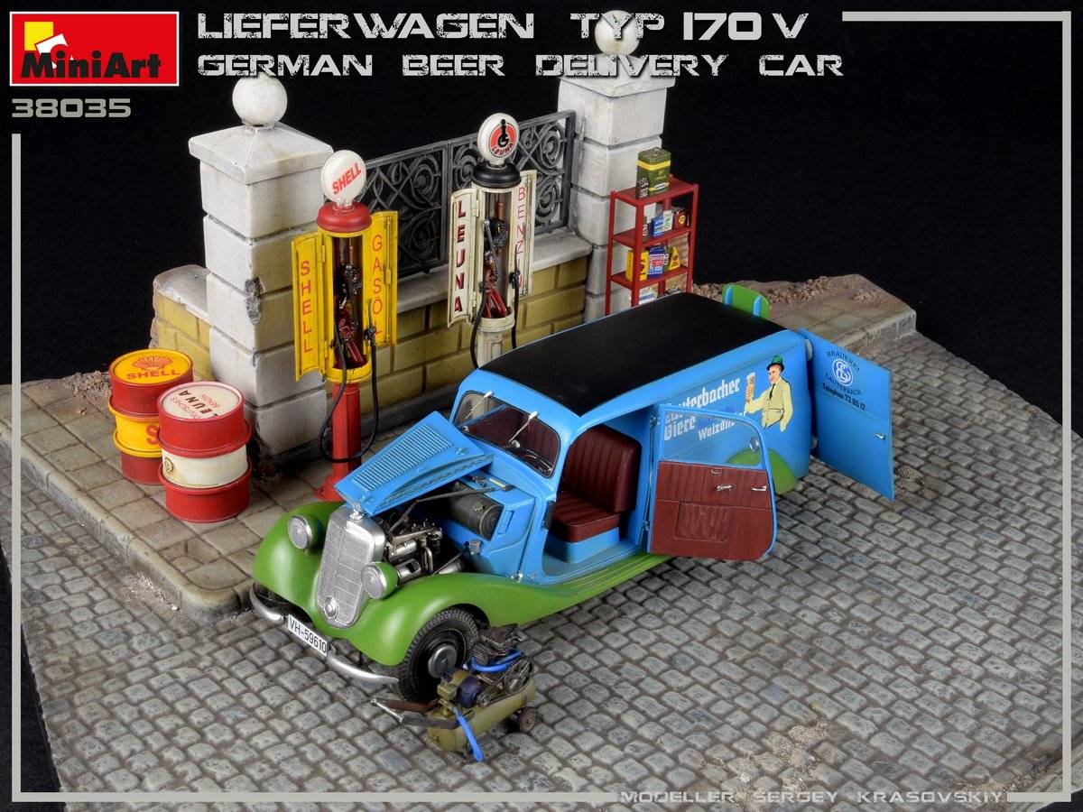 LIEFERWAGEN TYP 170V GERMAN BEER DELIVERY CAR – Image 2
