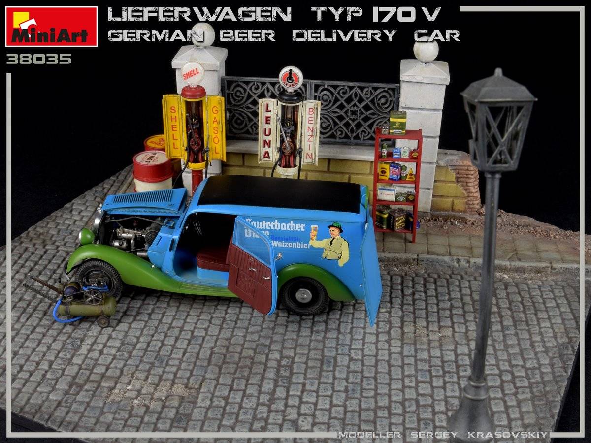 LIEFERWAGEN TYP 170V GERMAN BEER DELIVERY CAR – Image 3