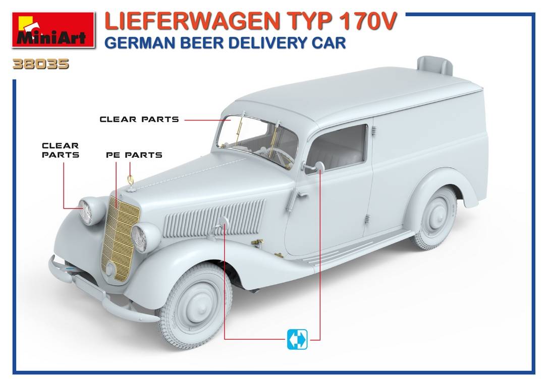 LIEFERWAGEN TYP 170V GERMAN BEER DELIVERY CAR – Image 35