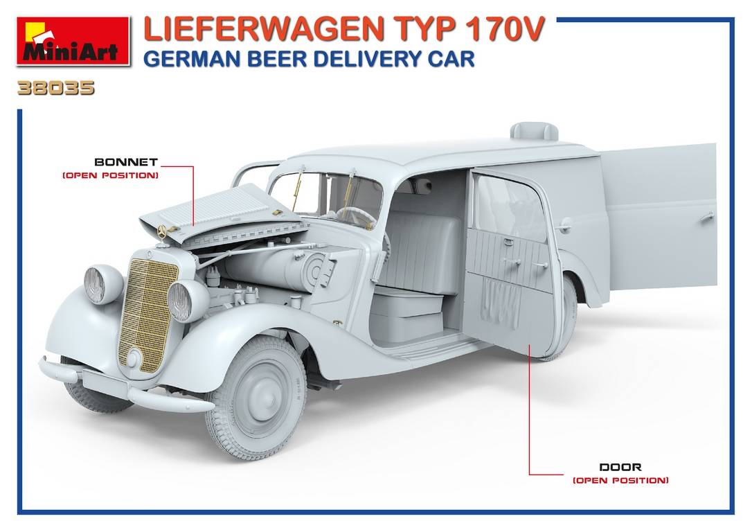 LIEFERWAGEN TYP 170V GERMAN BEER DELIVERY CAR – Image 37