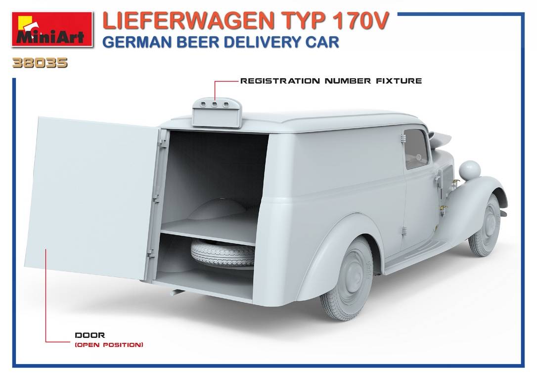 LIEFERWAGEN TYP 170V GERMAN BEER DELIVERY CAR – Image 38