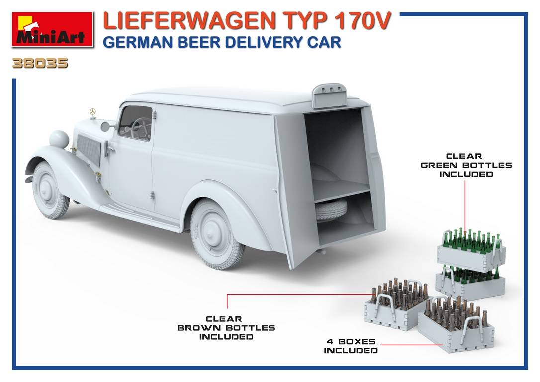 LIEFERWAGEN TYP 170V GERMAN BEER DELIVERY CAR – Image 39