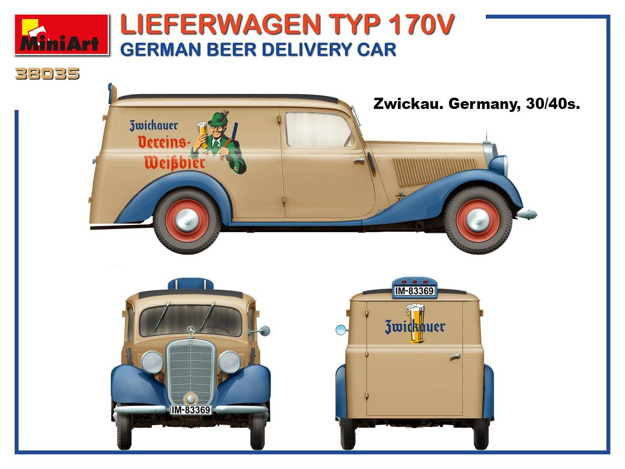 LIEFERWAGEN TYP 170V GERMAN BEER DELIVERY CAR – Image 46